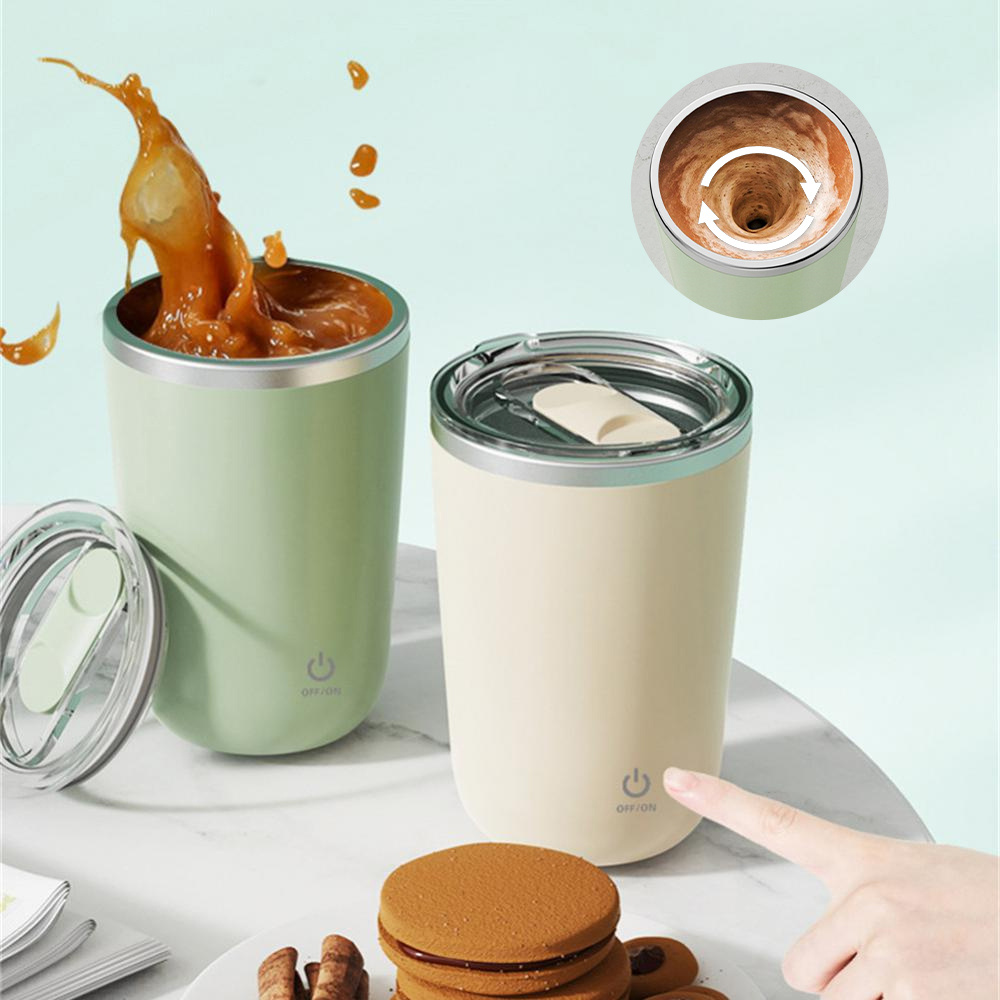 350ml Electric Stainless Steel Self Stirring Mug