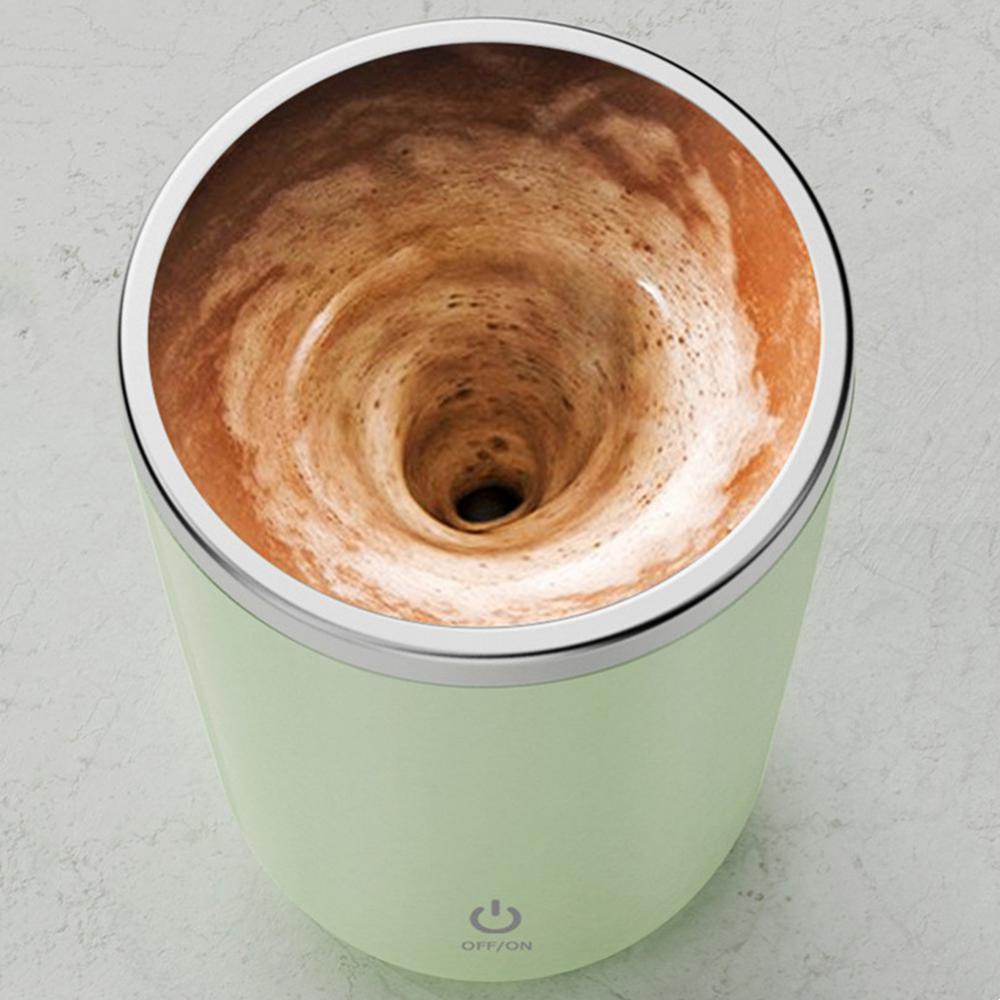 350ml Electric Stainless Steel Self Stirring Mug - Image 5