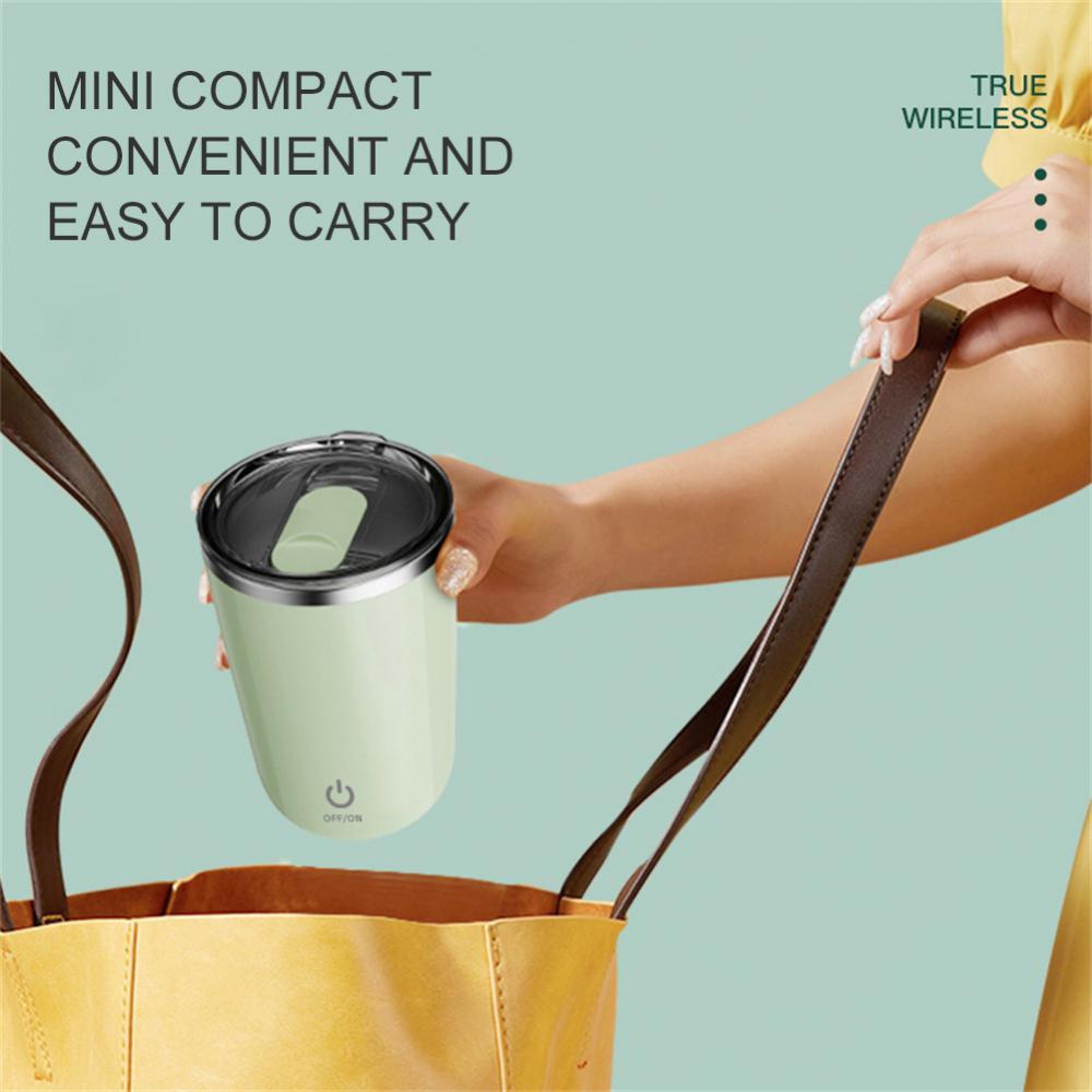 350ml Electric Stainless Steel Self Stirring Mug - Image 9