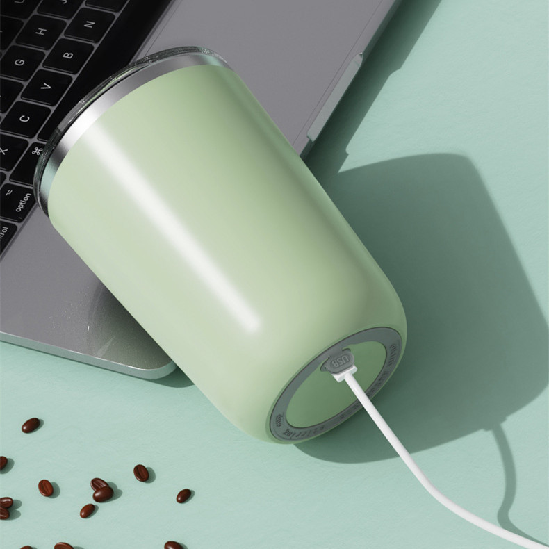 350ml Electric Stainless Steel Self Stirring Mug - Image 4